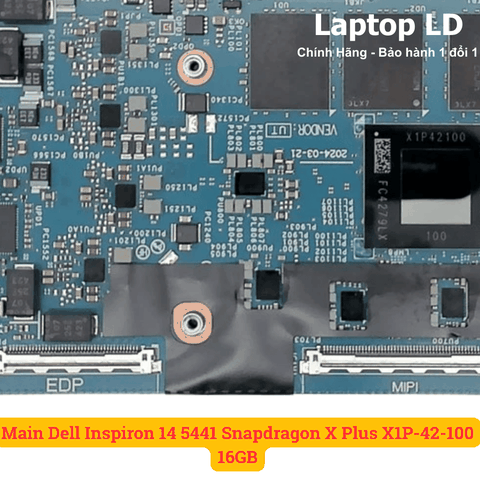 Khe RAM 16GB trên main Dell Inspiron 14 5441 Snapdragon X Plus