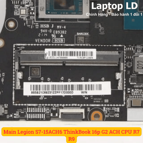 Khe RAM DDR4 trên main Asus ROG Strix G543QS CPU R7-5800H / R9-5900HX