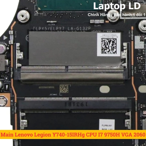 Khe RAM DDR4 trên main Lenovo Legion Y740-15IRHg CPU i7-9750H