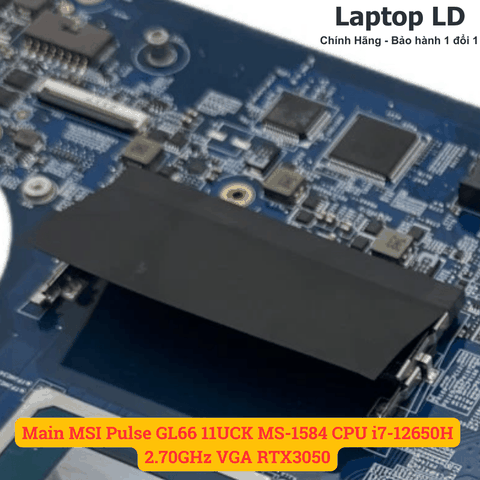 Khe RAM DDR4 trên main MSI Pulse GL66 11UCK CPU i7-12650H