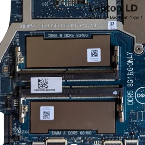 Khe RAM DDR5 trên main Dell G15 5521 i9-12900H