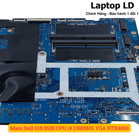 Khe RAM DDR5 trên main Dell G15 5530 CPU i9-13900HX
