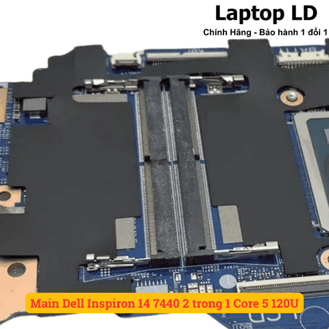 Khe RAM DDR5 trên main Dell Inspiron 14 7440 2 trong 1 CPU Core 5 120U