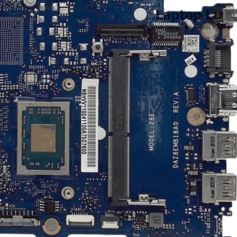 Khe RAM DDR4 trên main Acer Aspire A314-22 Ryzen 3-3250U