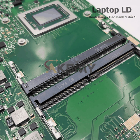 Khe RAM DDR4 trên main Asus VivoBook X510QA A12-9720P chính hãng, hỗ trợ nâng cấp dễ dàng