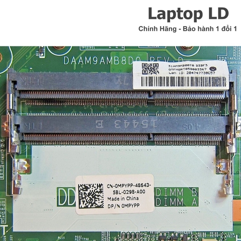 Khe RAM trên main Dell Inspiron 7557 / 7559 CPU i7-4720HQ DA0AM9MB8