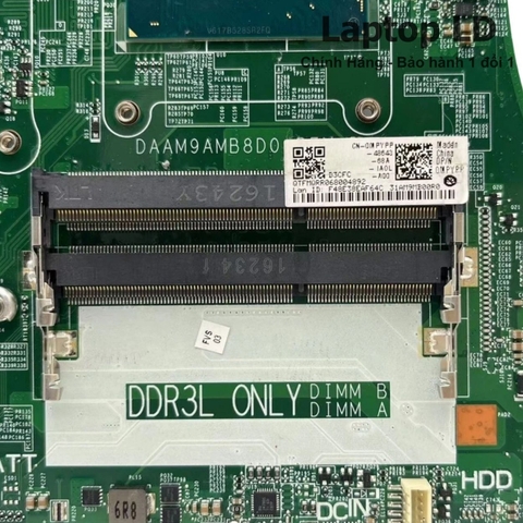 Khe RAM trên main Dell Inspiron 7557 / 7559 CPU i7-6700HQ DAAM9AMB8D0