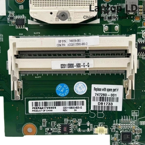 Khe RAM trên main HP 14-D / 240 G2 747260-001