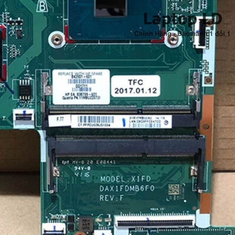 Khe RAM DDR3L/DDR4 (tuỳ bản) trên main HP Pavilion 15-ab/15t-ab i7-6700HQ