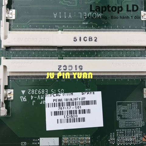 Khe RAM trên main HP Pavilion 17-F DAY11AMB6E0