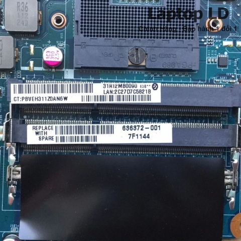 Khe RAM trên main HP Pavilion G4-1000 / G6 / G7 DA0R13MB6E0 HM65