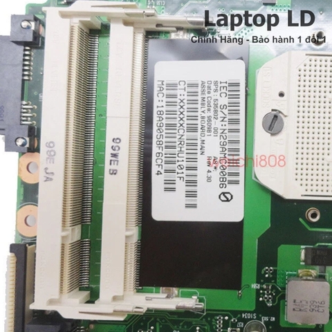 Khe RAM trên main HP ProBook 4415S / 4515S 574505-001