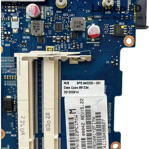 Khe RAM trên main HP ProBook 4430s 6050A2465101-MB-A02
