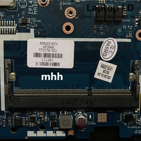 Khe RAM trên main HP ProBook 445 G2 / 455 G2 LA-B191P