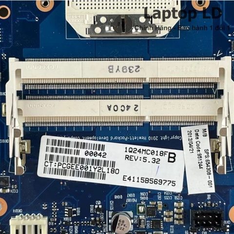 Khe RAM trên main HP ProBook 4535s 6050A2426501
