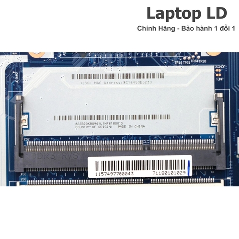 Khe RAM trên main Lenovo ThinkPad E450 CPU i5-5200U NM-A211