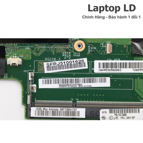 Khe RAM trên main Lenovo ThinkPad X250 CPU i7-5600 NM-A091