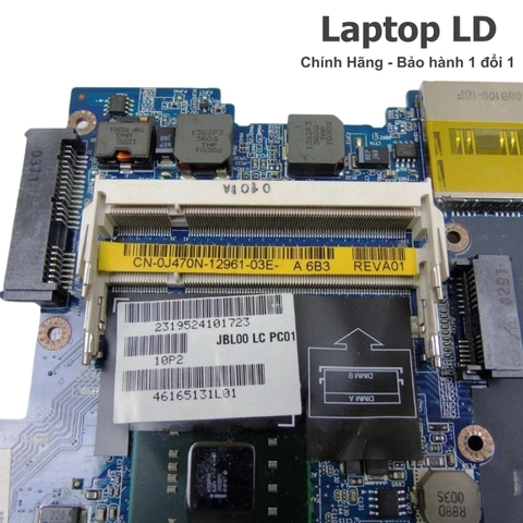Khe RAM trên mainboard Dell E6400 hỗ trợ nâng cấp dung lượng bộ nhớ