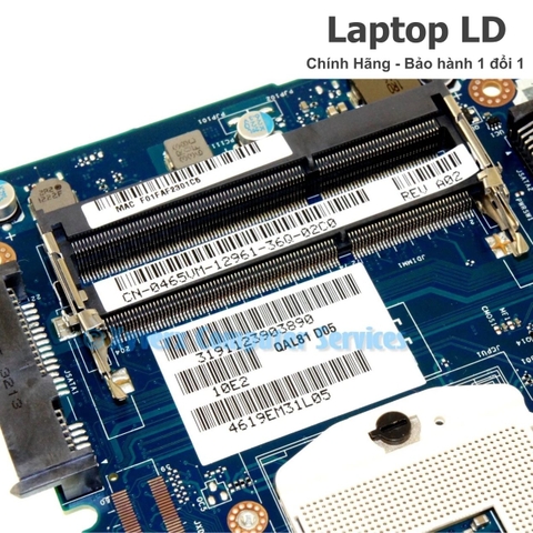 Khe RAM trên mainboard Dell E6430 hỗ trợ nâng cấp dung lượng bộ nhớ