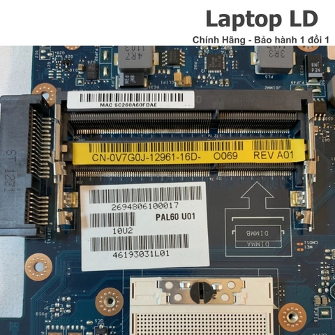 Khe RAM trên mainboard Dell E6520 cho phép nâng cấp bộ nhớ dễ dàng