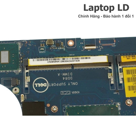 Khe RAM trên mainboard Dell XPS 15 9550 hỗ trợ nâng cấp bộ nhớ