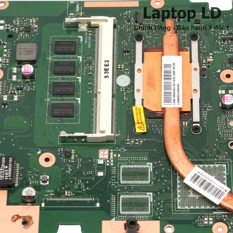 Khe RAM trên mainboard laptop Asus A555LP X555LAB X555LD R556L X554L