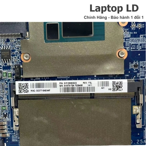 Khe RAM trên mainboard Sony Vaio SVF14N hỗ trợ nâng cấp bộ nhớ