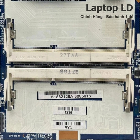 Khe RAM trên mainboard Sony Vaio SVE14 cho phép nâng cấp bộ nhớ