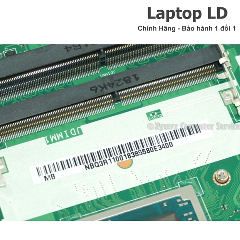 Khe RAM trên motherboard Acer LA-G021P hỗ trợ nâng cấp bộ nhớ linh hoạt