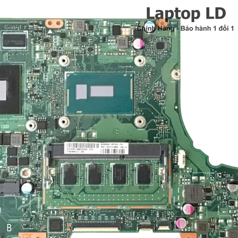 Khe RAM trên motherboard Asus A501L hỗ trợ nâng cấp bộ nhớ
