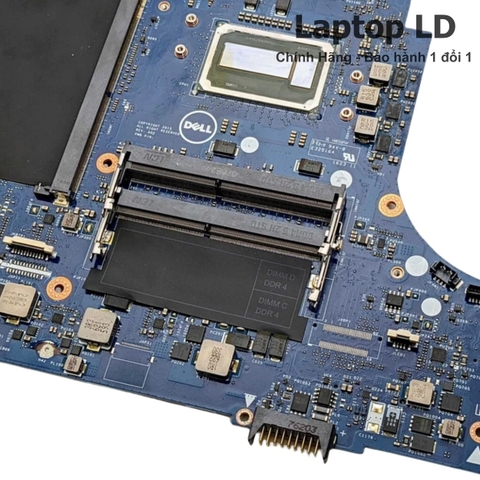 Khe RAM trên motherboard Dell Precision 7710 hỗ trợ nâng cấp bộ nhớ