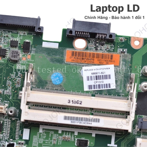 Khe RAM trên motherboard HP EliteBook 8570P hỗ trợ nâng cấp bộ nhớ