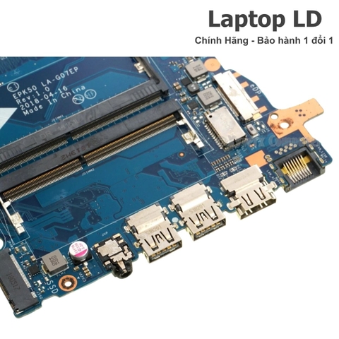 Khe RAM trên motherboard HP Pavilion 15-DA cho phép nâng cấp bộ nhớ
