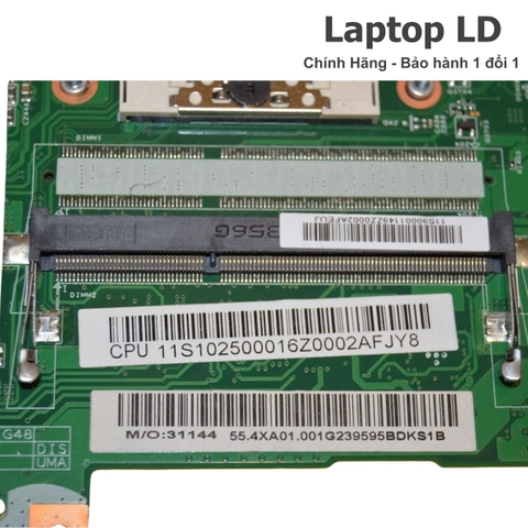 Khe RAM trên motherboard Lenovo IdeaPad G480 G580 cho phép nâng cấp bộ nhớ
