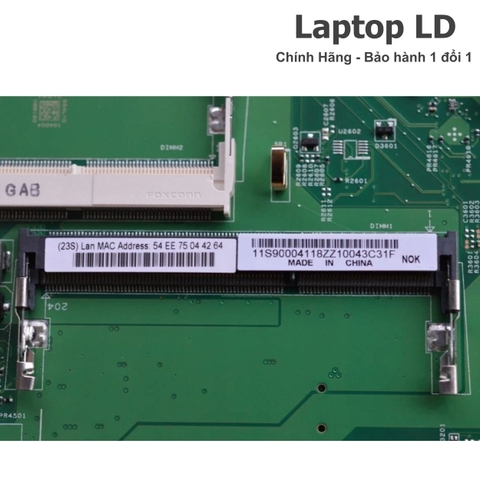 Khe RAM trên motherboard Lenovo S410P cho phép nâng cấp bộ nhớ