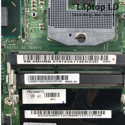 Khe RAM trên motherboard Lenovo ThinkPad E420 cho phép nâng cấp bộ nhớ