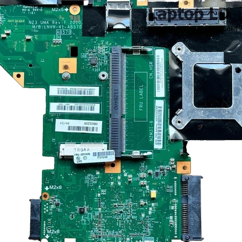 Khe RAM trên motherboard Lenovo ThinkPad T420i hỗ trợ nâng cấp bộ nhớ