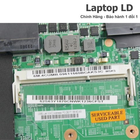 Khe RAM trên motherboard Lenovo ThinkPad T510 cho phép nâng cấp bộ nhớ