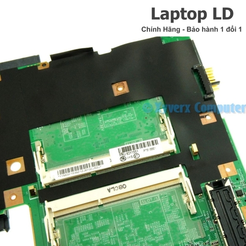 Khe RAM trên motherboard Lenovo ThinkPad W510 hỗ trợ nâng cấp bộ nhớ