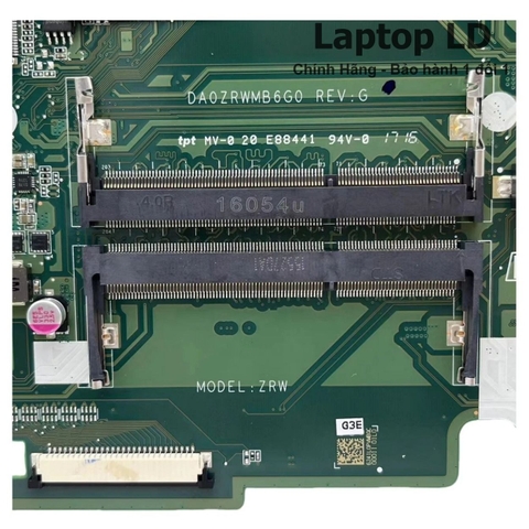 Khe RAM DDR3L trên main Acer Aspire E5-574G i5-6200U