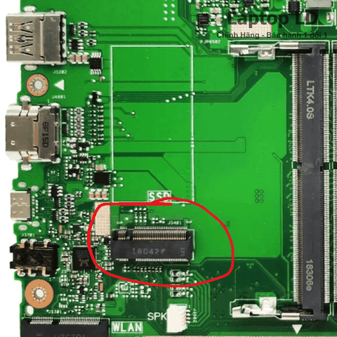 Khe SSD M.2 NVMe trên main Asus VivoBook S15 i5-8250U tốc độ cao, zin chính hãng