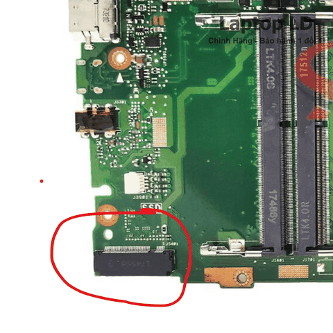 Khe SSD M.2 NVMe trên main Asus VivoBook X510 i3-7100U tốc độ cao, zin chính hãng