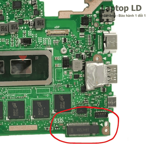 Khe SSD M.2 NVMe main Asus ZenBook 13 UX433FA tốc độ cao, zin chính hãng