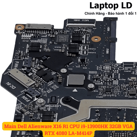 Khe SSD M.2 NVMe trên main Dell Alienware X16 R1 CPU i9-13900HK