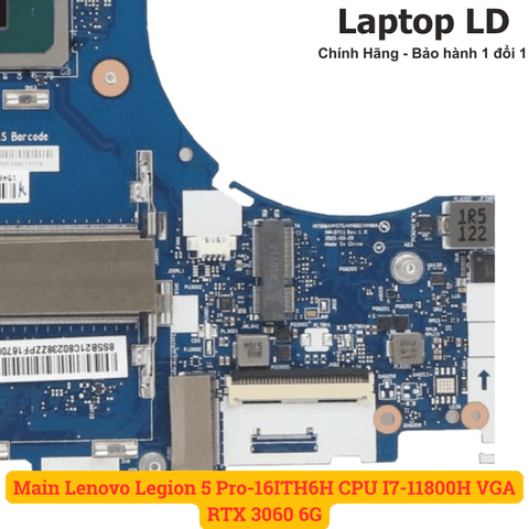 Khe SSD M.2 NVMe trên main Lenovo Legion 5 Pro-16ITH6H CPU i7-11800H
