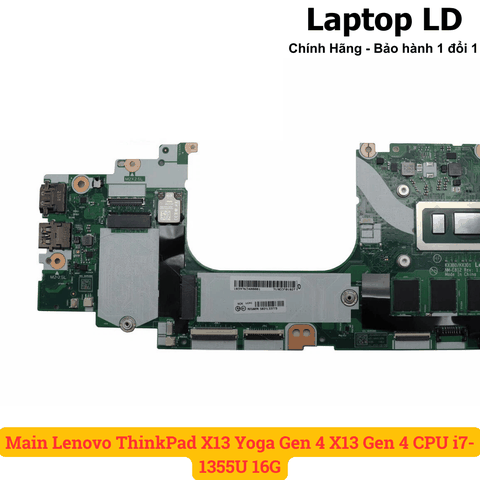 Khe SSD M.2 NVMe trên main Lenovo ThinkPad X13 Gen 4 CPU i7-1355U