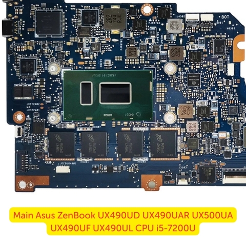 Khu Vực CPU Trên Main Asus ZenBook UX490 i5-7200U Chính Hãng