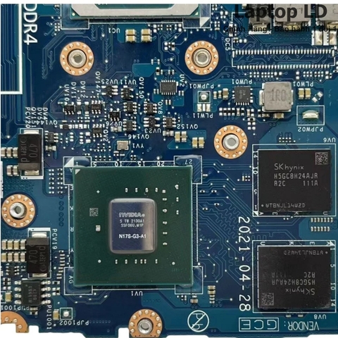 Khu vực IC nguồn trên main Dell Inspiron 15 3501 mã LA-K033P
