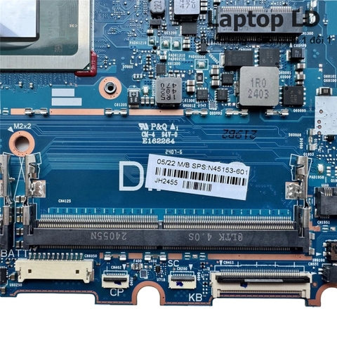 Khu vực RAM trên main HP EliteBook 840 850 G10 i7-1355U