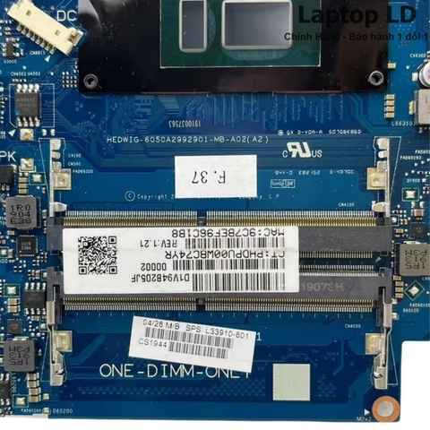Khu vực RAM trên main HP Pavilion 14-CK 14-CF 240 G7 i3-7020U